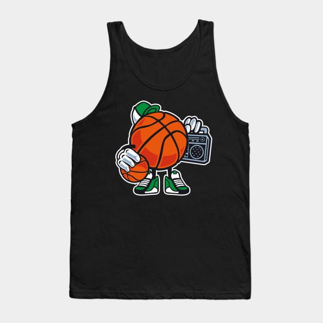 Breakdancing Basketball Tank Top by madeinchorley